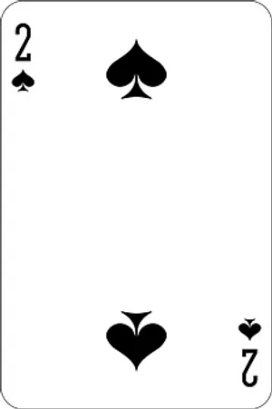 Twoof Spades Playing Card PNG Image