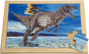 Tyrannosaurus Rex Puzzle Missing Piece PNG Image