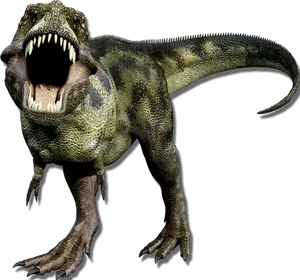 Tyrannosaurus Rex Roaring PNG Image