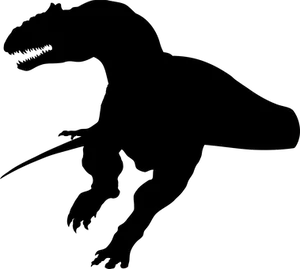 Tyrannosaurus Rex Silhouette PNG Image