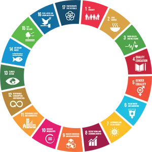 U N Sustainable Development Goals Chart PNG Image