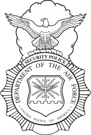 U S Air Force Security Police Emblem PNG Image