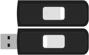 U S B Flash Drive Top View PNG Image