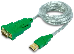 U S Bto Serial Adapter Cable PNG Image