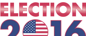 U S Election2016 Graphic PNG Image