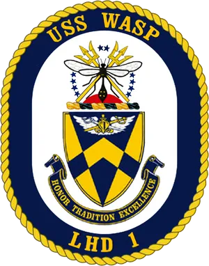 U S S Wasp Crest L H D1 PNG Image