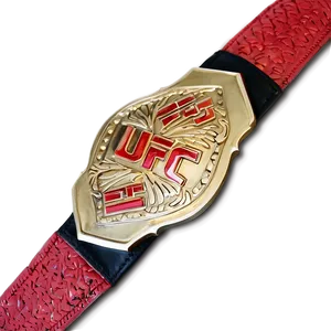 Ufc Fighter Championship Belt Png 06132024 PNG Image