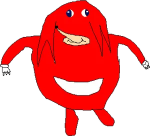 Ugandan_ Knuckles_ Meme_ Character PNG Image