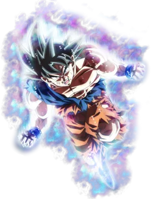 Ultra Instinct Goku Power Aura PNG Image