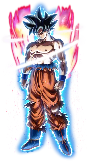 Ultra Instinct Goku Power Aura PNG Image