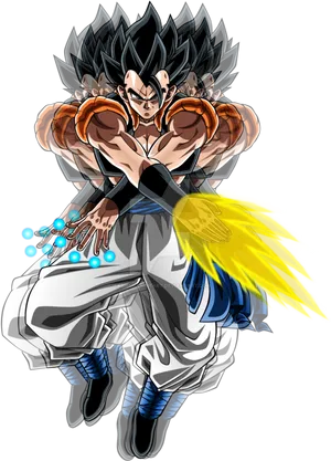 Ultra Instinct Goku Power Stance PNG Image