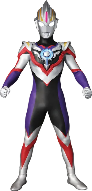 Ultraman Full Body Pose PNG Image