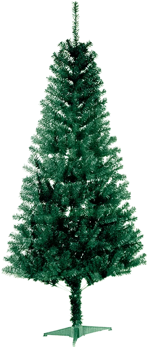 Unadorned Artificial Christmas Tree PNG Image