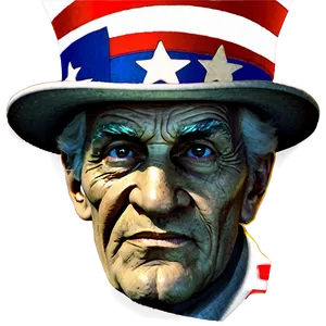 Uncle Sam D PNG Image