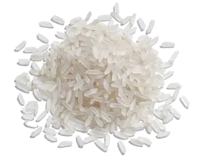 Uncooked White Rice Pile PNG Image