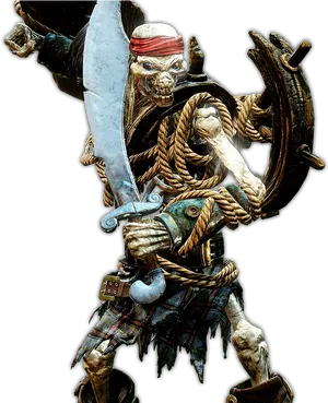 Undead Pirate Adventure PNG Image