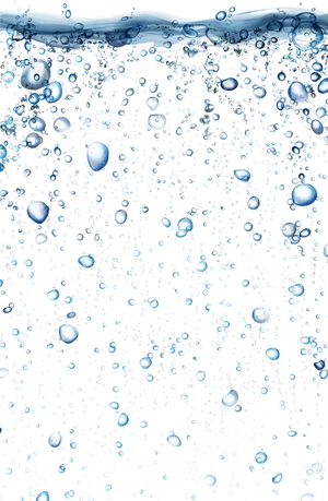 Underwater Bubbles Abstract Background PNG Image