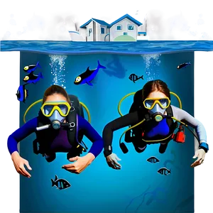 Underwater Diving Thrill Png Liu36 PNG Image