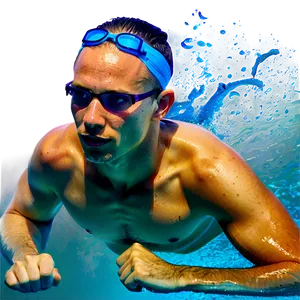 Underwater Swimming Race Png 70 PNG Image