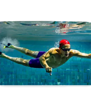 Underwater Swimming Race Png 84 PNG Image