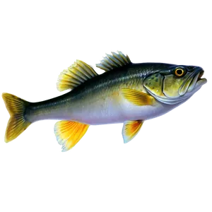 Underwater Walleye Png Yuk PNG Image