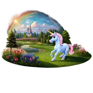 Unicorn Meadow Magic Kingdom Png Jap PNG Image