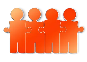Unified Team Puzzle Pieces PNG
