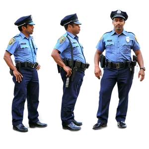 Uniformed Police Officer Png Quv PNG Image