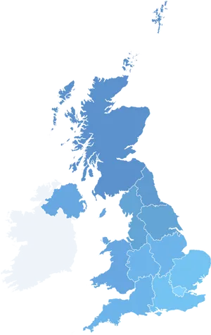 United Kingdom Outline Map PNG Image