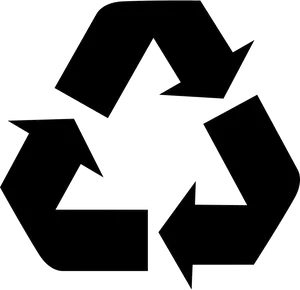 Universal Recycling Symbol PNG Image