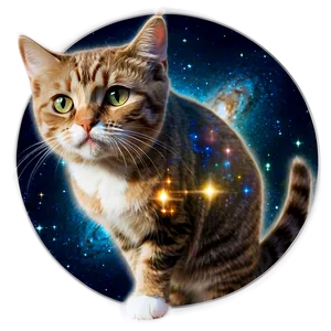 Universe Cat Png Yeh PNG Image