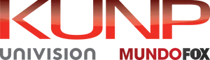 Univision Mundo Fox Logo Red Gradient Background PNG Image