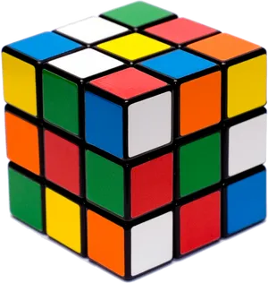 Unsolved Rubiks Cube PNG Image