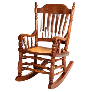 Upholstered Rocking Chair Png Dgf PNG Image