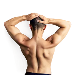 Upper Back Stretching Tips Png Iia PNG Image