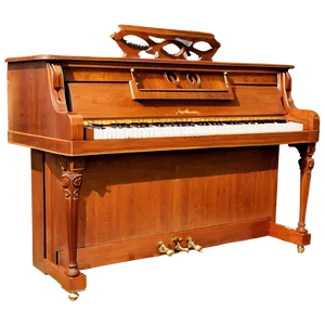 Upright Piano With Bench Png 89 PNG Image