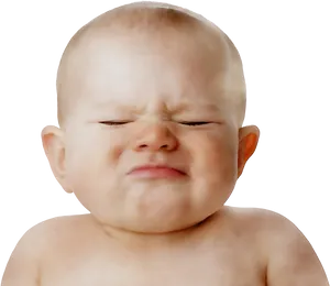 Upset Baby Aboutto Cry PNG Image