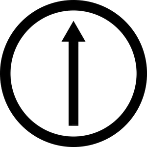 Upward Arrow Symbol PNG Image