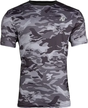 Urban Camo T Shirt Design PNG Image