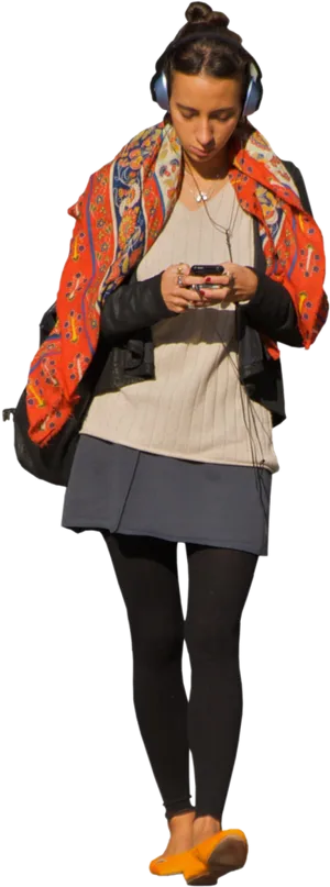 Urban Walk While Texting.png PNG Image