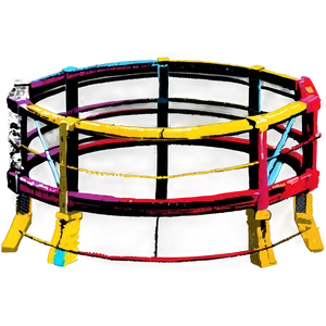 Urban Wrestling Ring Graffiti Png 06212024 PNG Image