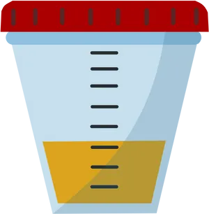 Urine Sample Container Icon PNG Image