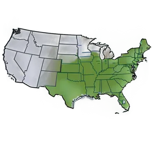 Us Map Outline Black And White Png Mkq24 PNG Image