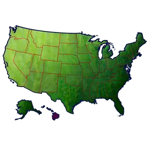 Us Map Outline Transparent Png Inp PNG Image