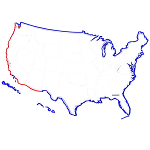 Usa Outline Clipart Png Mie69 PNG Image