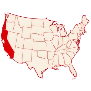 Usa Outline Map Png Dmy PNG Image