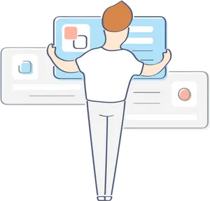 User Interface Interaction Concept PNG