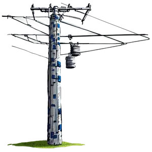 Utility Pole With Transformers Png Uqa23 PNG Image