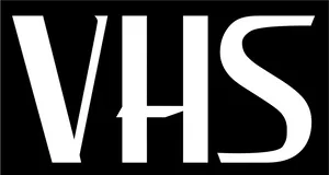 V H S Logo Blackand White PNG Image