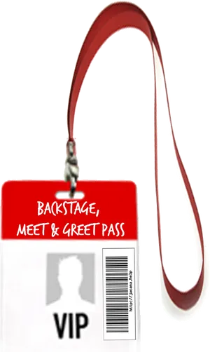 V I P Backstage Pass PNG Image